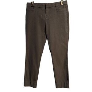 Banana Republic 0 Sloan Crop Pant Polka Dot Fairy Whimsygoth Office Minimalist
